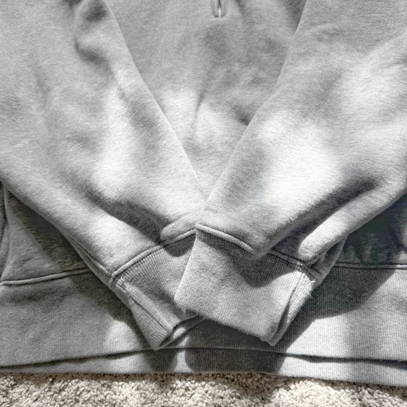 Abercrombie Soft AF Max Essentials 1/2 Zip Sweatshirt Gray Women’s Small - Picture 5 of 11